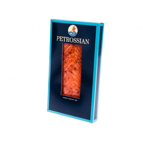 TSAR CUT® SMOKED SALMON MARINATED WITH CAUCASIAN SPICES 500G TO 800G VACUUM PACKED